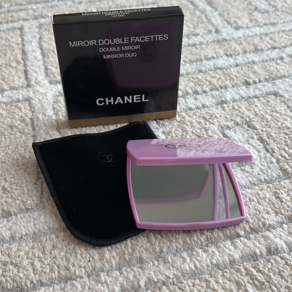 Brand New Chanel Double Facettes Mirror. Lavender - Picture 3 of 3